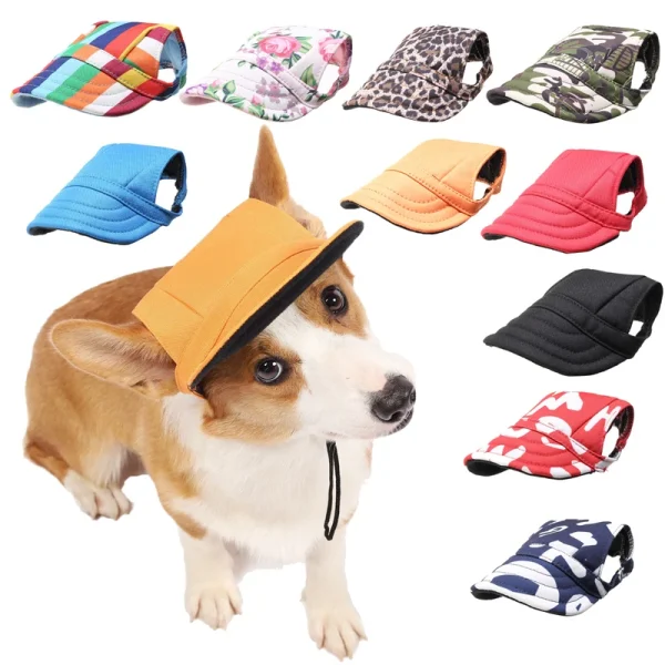 Pet Hats - Adjustable For Small Medium Dogs Cats Caps