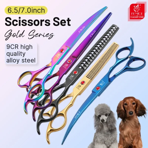 6.5/7.0 Inch 9cr Steel Scissors for Dog Grooming