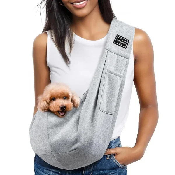 Hand-Free Dog Carriers Sling for Small Dogs and Cats