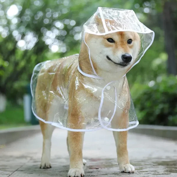 Hooded Raincoat for Pets
